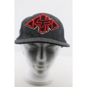 Fox Racing Wool Blend Snapback Cap “Created to Destroy” Logo OSFA